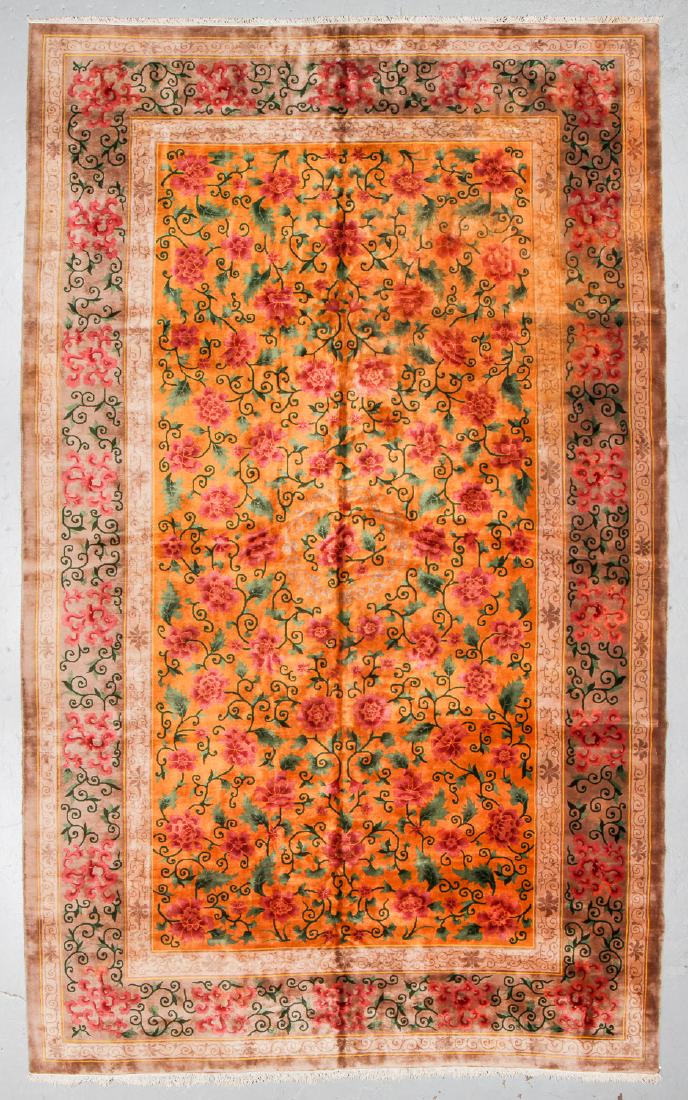 Semi-Antique Art Deco Rug, China: 10'7'' x 17'3'' (1 of 6)