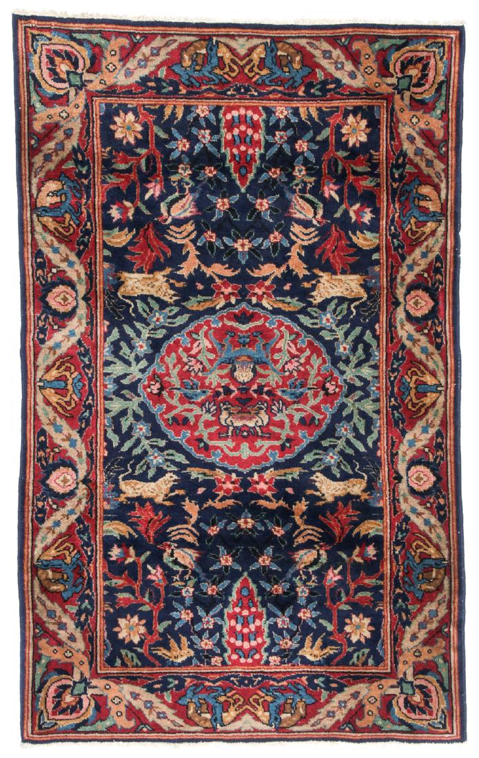Antique Bulgarian Rug: 3'1'' x 4'11'': Antique Bulgarian Rug. Size: 3'1'' x 4'11'' (94 x 150 cm).