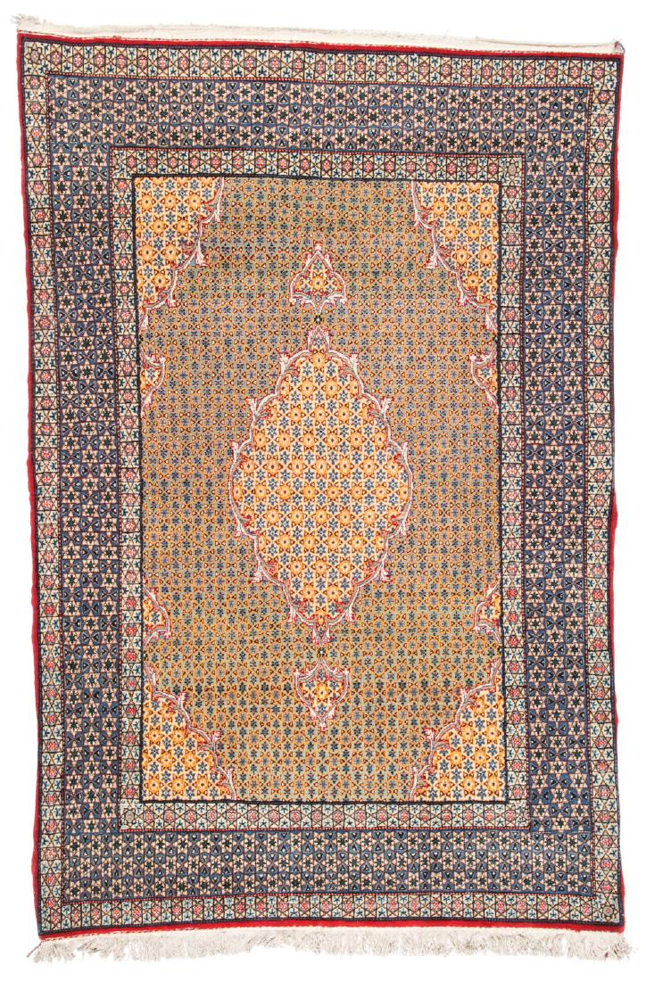 Semi-Antique Ghoum Rug, Persia: 4'5'' x 6'9'' (1 of 6)