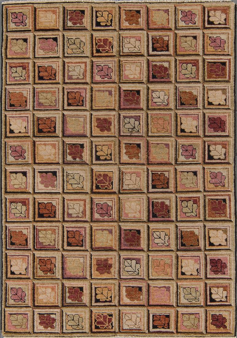 Natural Dye Folk Rug: 4' x 5'10'' (1 of 3)