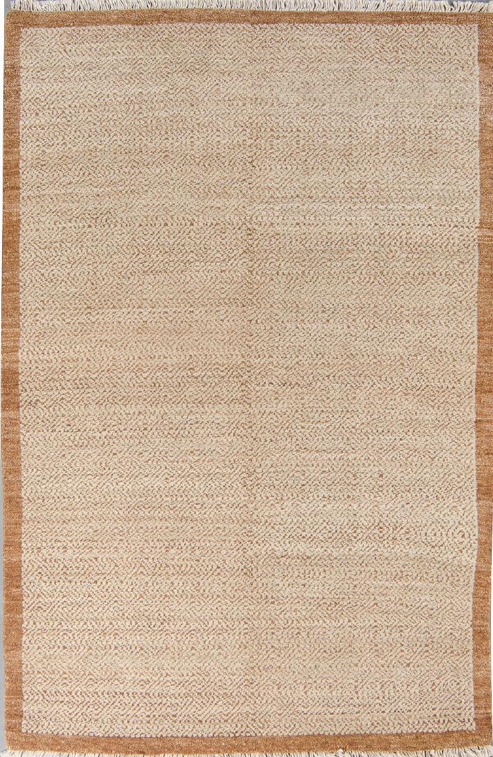 Modern Mid Century Style Natural Dye Rug: 6'1'' x 9'1'' (1 of 3)