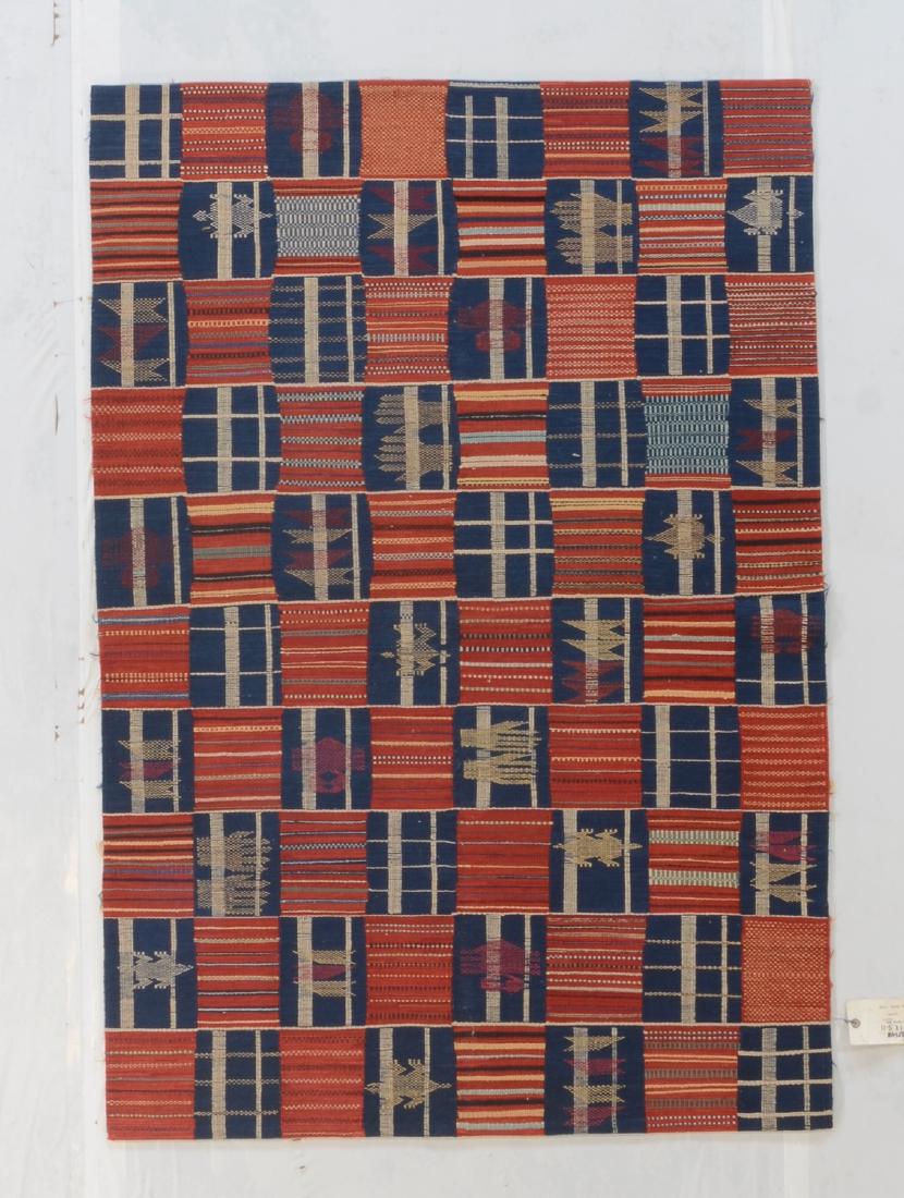 Fine Ashanti Style Kilim: 4'1'' x 5'11'' (1 of 3)