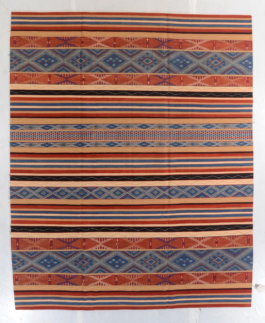 Fine Caucasian Verneh Style Kilim: 7'10'' x 9'10'' (1 of 3)