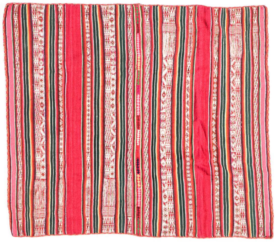 19th C. Bolivian Manta, Charanzani (1 of 4)