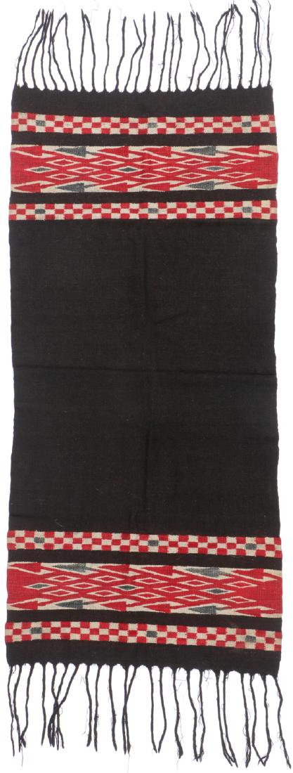 Rare Antique Man's Wool Shawl, Guatemala (1 of 4)