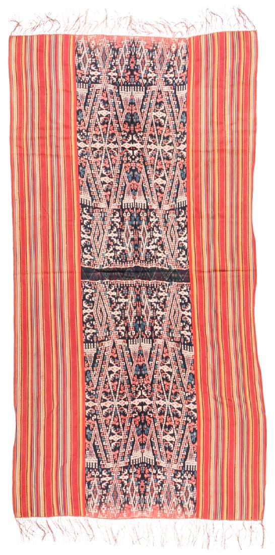 Antique Timor Ikat Man's Mantle, Indonesia (1 of 4)