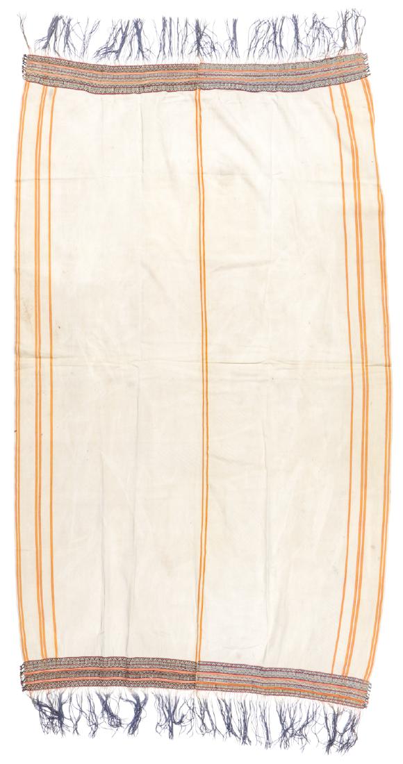Antique Man's Mantle, Timor or Sumba, Indonesia: Antique Man's Mantle, Timor or Sumba, Indonesia, cotton, early 20th c. Size: 91'' x 52'', 231 x 132 cm. Estate of Nancy Kott and Curtis Tunnell.