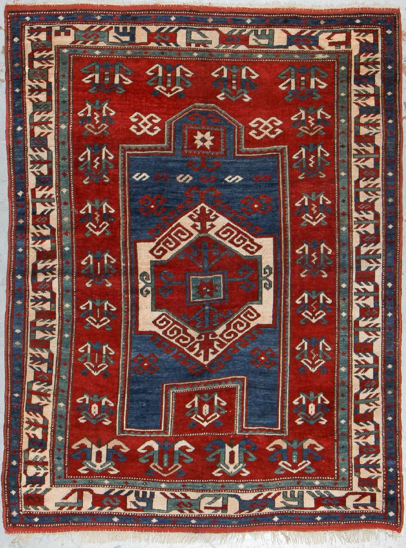 Antique Kazak Rug, Caucasus: 4'6'' x 6' (1 of 7)