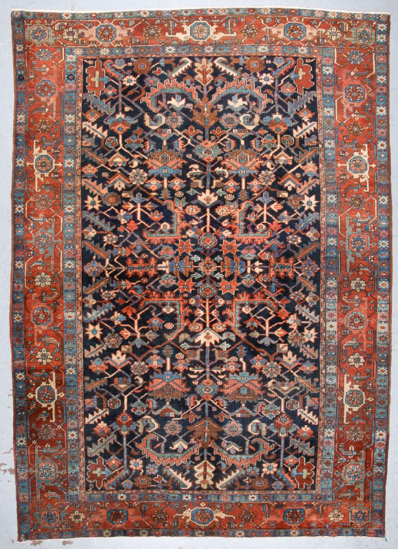 Antique Heriz Rug, Persia: 8'5'' x 11'7'': Antique Heriz Rug, Persia: 8'5'' x 11'7'' (257 x 353 cm). Late 19th c.