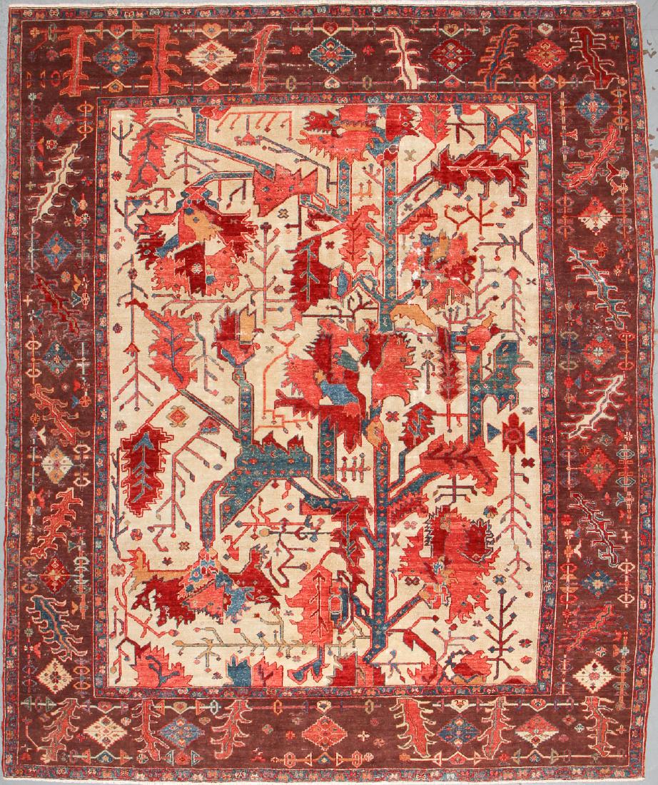 Vintage Bakshaish Style Rug: 9'6'' x 11'6'' (1 of 7)
