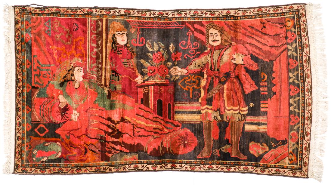 Antique Karabagh Rug, Caucasus: 4'5'' x 7'8'' (1 of 8)