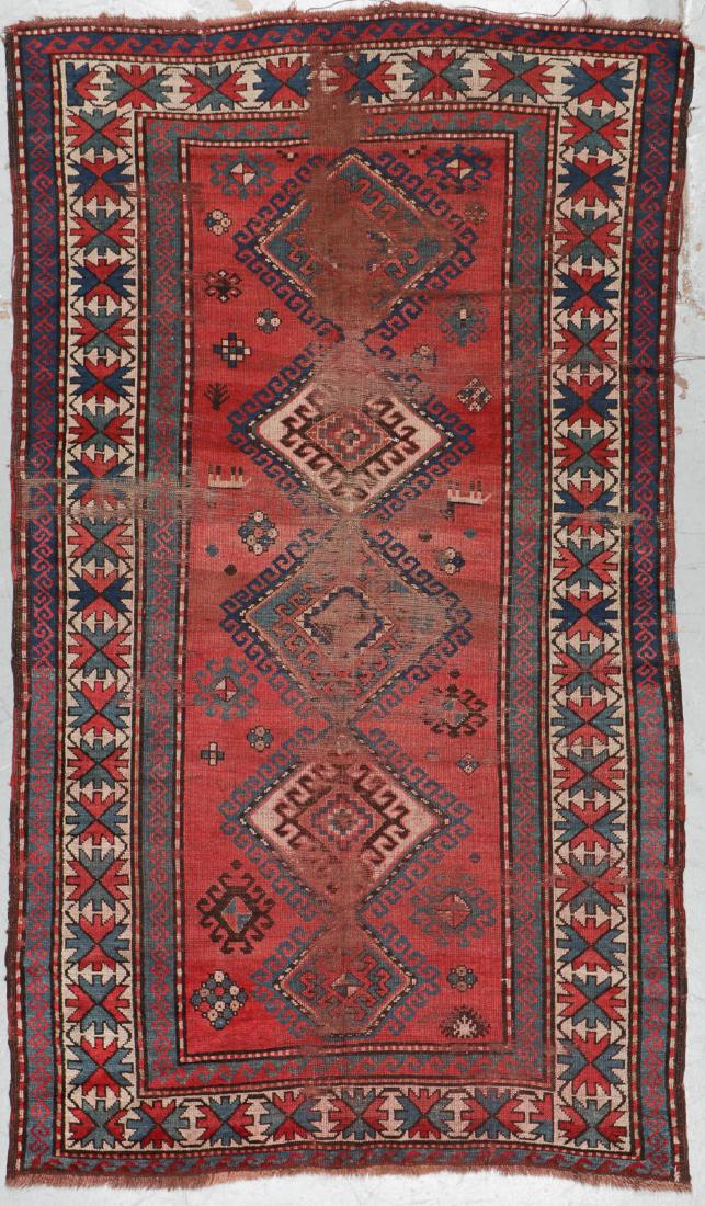Antique Kazak Rug, Caucasus: 4'4'' x 7'6'' (1 of 7)