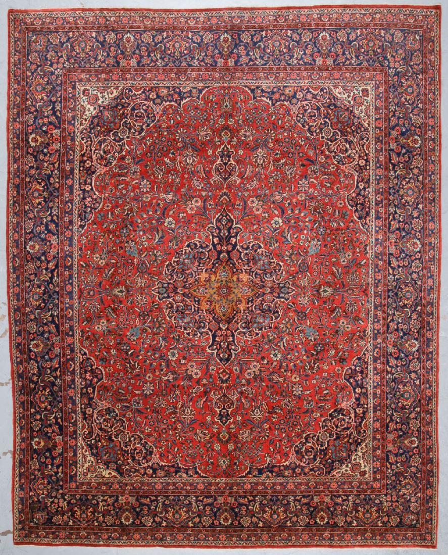 Semi-Antique Kashan Rug, Persia: 8'10'' x 11'1'' (1 of 7)