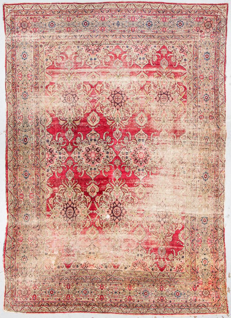 Antique Lavar Kerman Rug , Persia: 10'7'' x 14'10'' (1 of 6)
