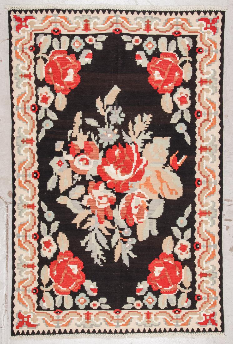 Semi-Antique Bessarabian Kilim: 4'8'' x 7' (1 of 5)