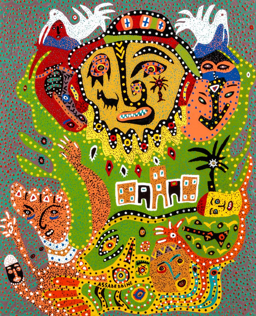 Mostafa Assadeddine (b. 1957) Abstract Painting (1 of 4)