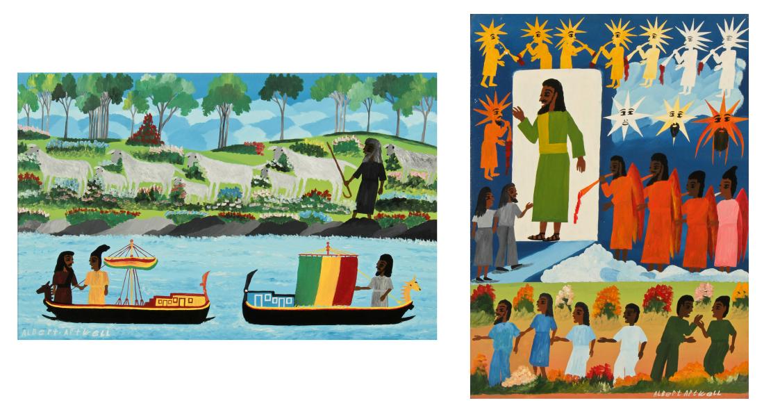 Albert Artwell (Jamaican, 20th c.) Two Paintings (1 of 7)