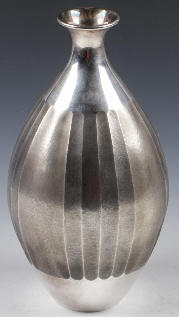 Fine Mid 20th c. Japanese Silver Vase (1 of 7)