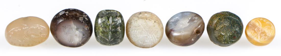 7 Ancient Carved Stone Seals (1 of 7)