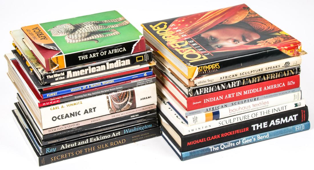Estate Lot of Ethnographic Art Books (1 of 3)