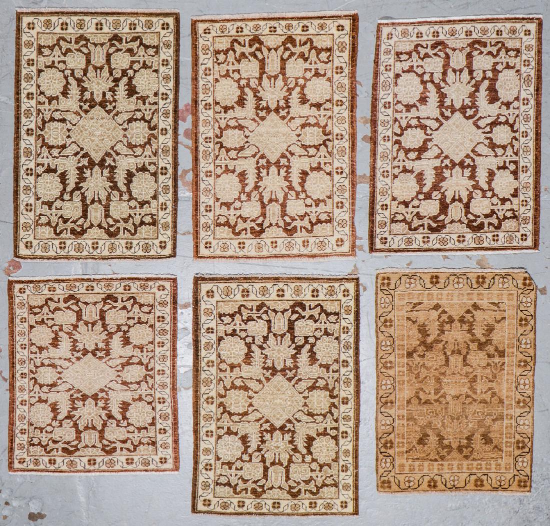 6 Small Sultanabad Style Sampler Rugs (1 of 3)