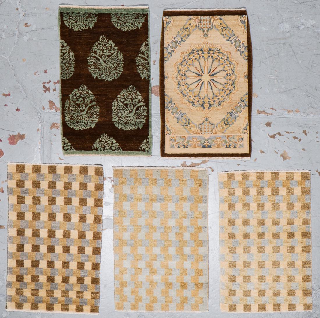 5 Small Sampler Rugs (1 of 3)
