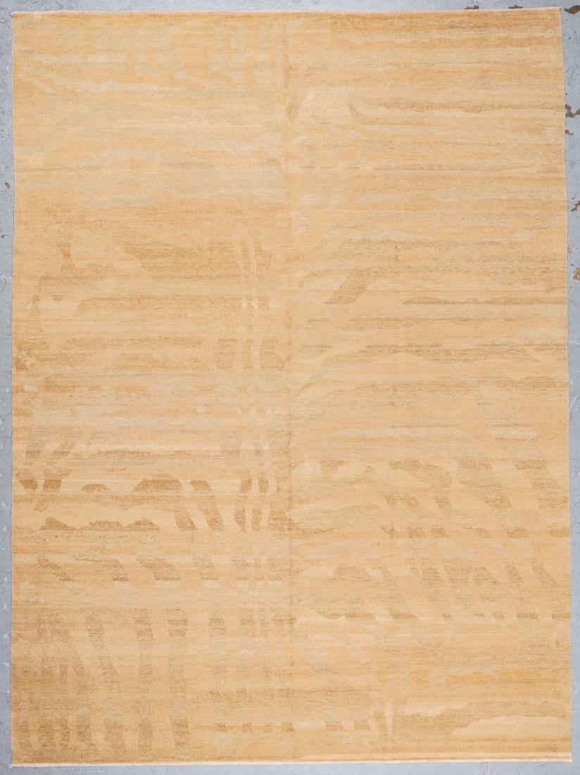 Tibetan Style Zebra Rug: 8'9'' x 11'10'': Tibetan Style Zebra Rug, hand-knotted with naturally dyed hand-spun wool: 8'9'' x 11'10'' (267 x 361 cm). 70 lbs. The Michaelian & Kohlberg Final Rug Liquidation Auction, Thursday, July 12, 10AM EST. 