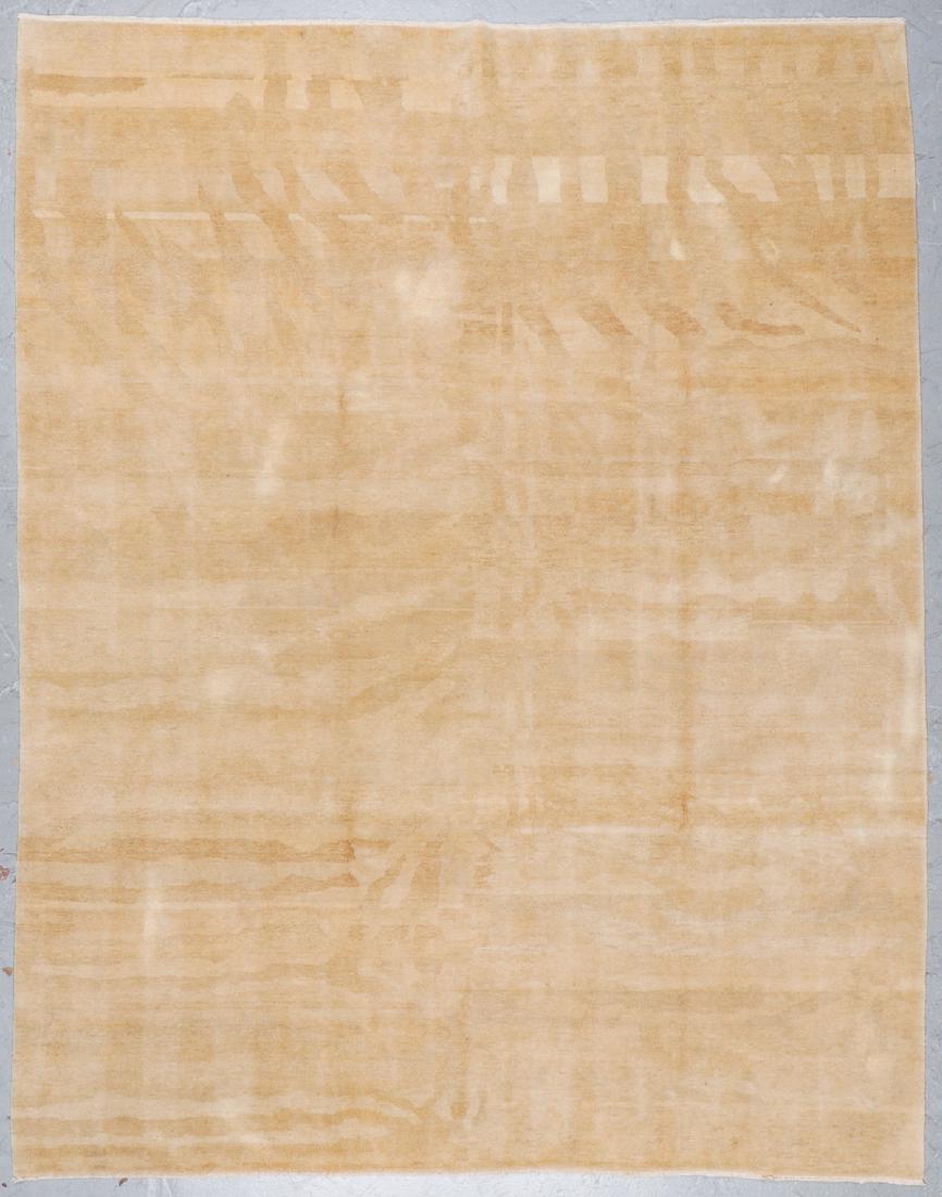 Tibetan Style Zebra Rug: 7'10'' x 9'11'': Tibetan Style Zebra Rug, hand-knotted with naturally dyed hand-spun wool: 7'10'' x 9'11'' (239 x 302 cm). 54 lbs. The Michaelian & Kohlberg Final Rug Liquidation Auction, Thursday, July 12, 10AM EST. 