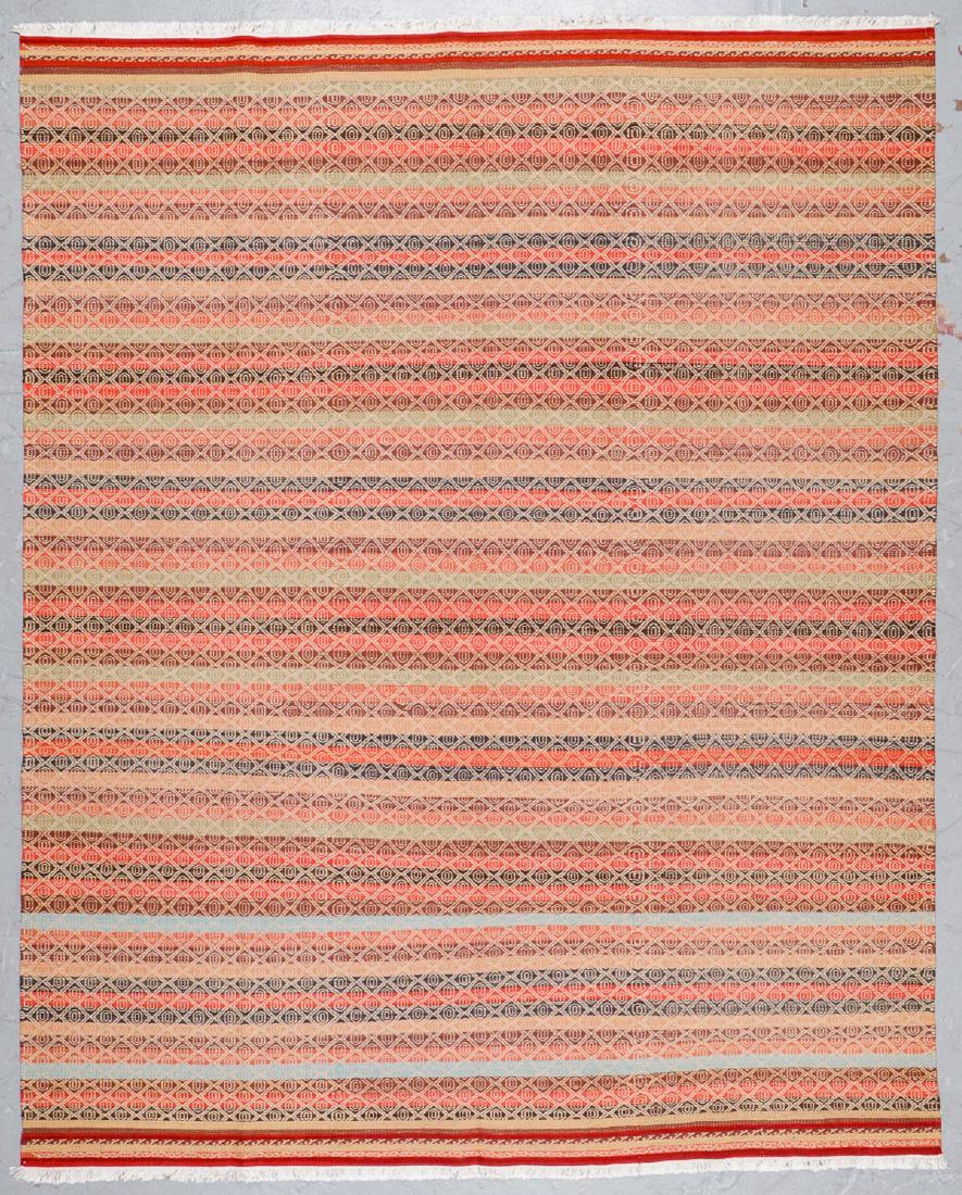 Caucasian Verneh Style Wool Kilim: 7'9'' x 9'7'' (1 of 2)