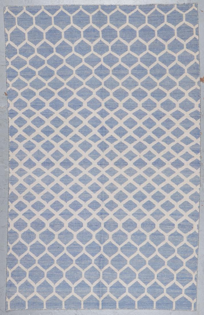 Modern Handwoven Flatweave Rug: 5'11'' x 9'4'' (1 of 2)