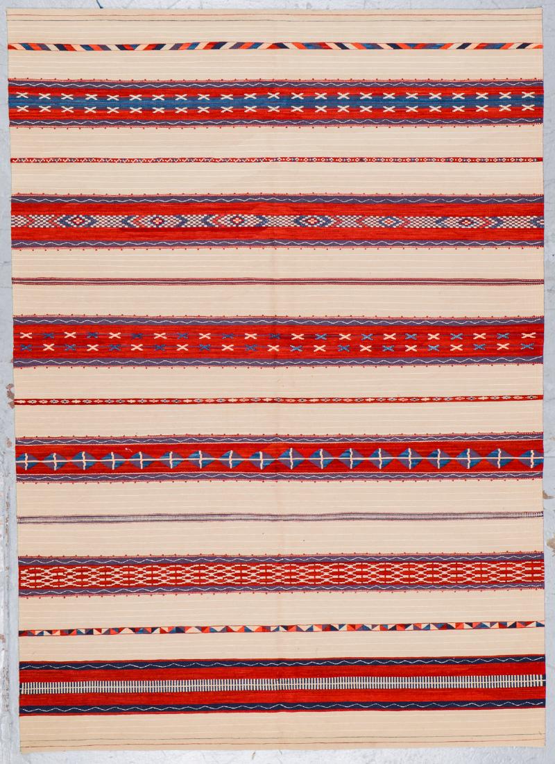 Caucasian Verneh Style Wool Kilim: 4'11'' x 6'10'' (1 of 2)