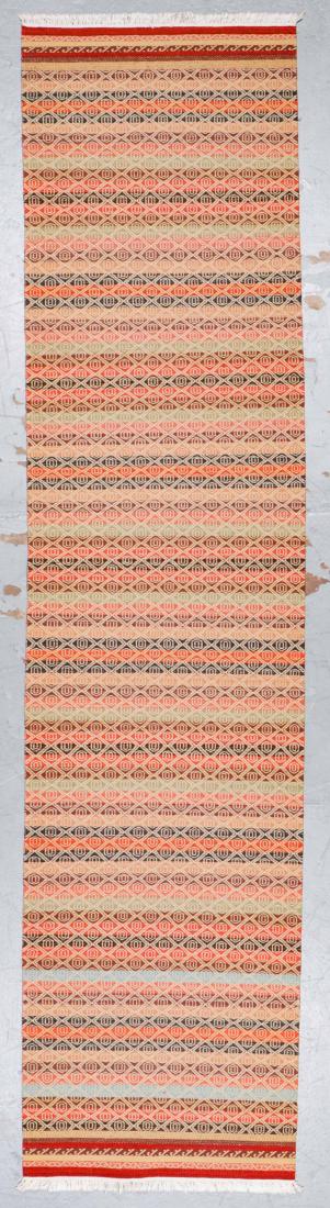 Caucasian Verneh Style Wool Kilim: 2'8'' x 11'7'' (1 of 2)