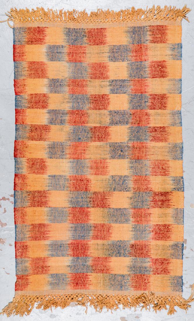 Tibetan Wool Ikat Style Kilim: 3'8'' x 6' (1 of 2)