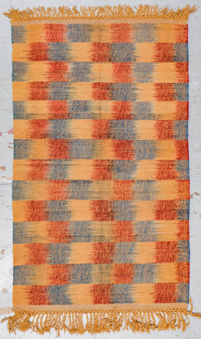 Tibetan Wool Ikat Style Kilim: 3'8'' x 6' (1 of 2)