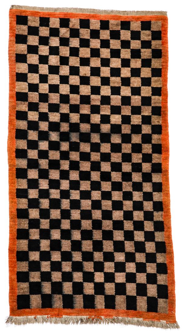 Tibetan Checker Khaden Rug: 2'7'' x 4'11'' (1 of 7)
