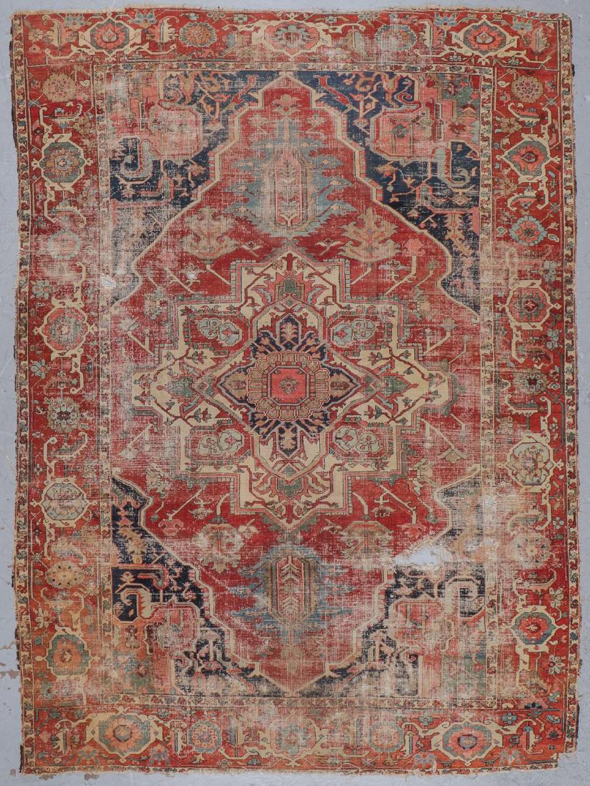 Antique Serapi Rug: 8'1'' x 12'1'' (1 of 9)