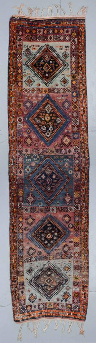 Antique East Anatolian Kurd Yuruk Rug: 4'2'' x 15'10'' (1 of 6)