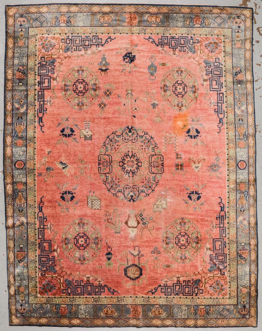 Antique Chinese Style Isparta Rug: 10'1'' x 13'0'' (1 of 7)