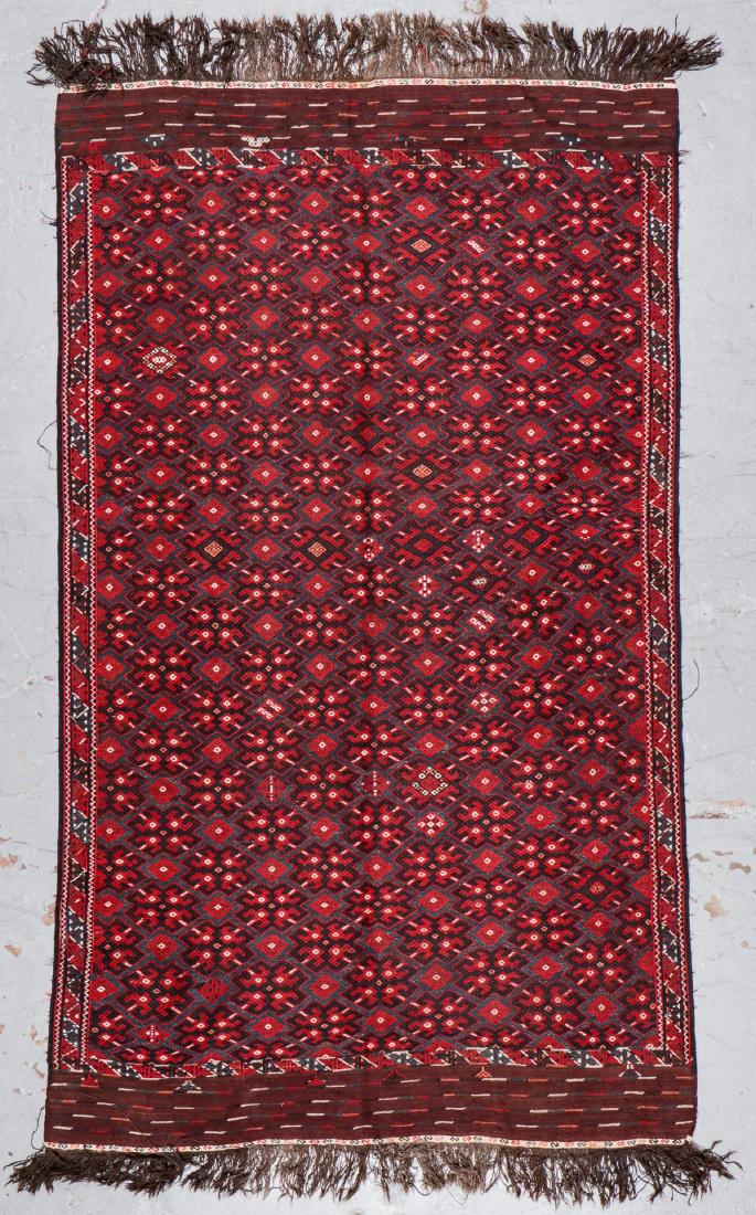 Yomud Turkmen Kilim: 5'8'' x 9'9'' (1 of 7)