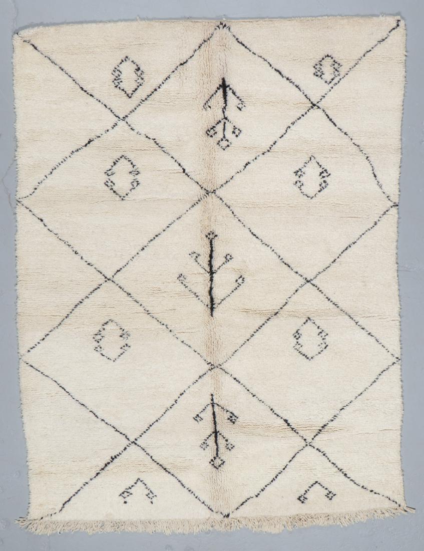 Modern Beni Ourain Rug: 5'8'' x 7'4'' (1 of 7)