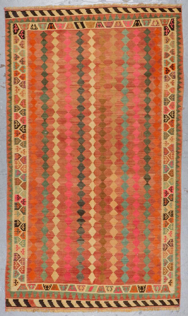Vintage Shiraz Kilim: 4'8'' x 8'2'' (1 of 5)