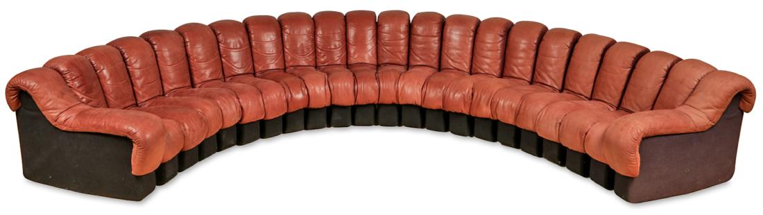 De Sede Ds600 Ueli Berger "Non-Stop" Sofa, Stendig: De Sede Ds600 Ueli Berger "Non-Stop" Sofa, Stendig Size: 18.5' x 39'' x 28'' (564 x 99 x 71 cm).