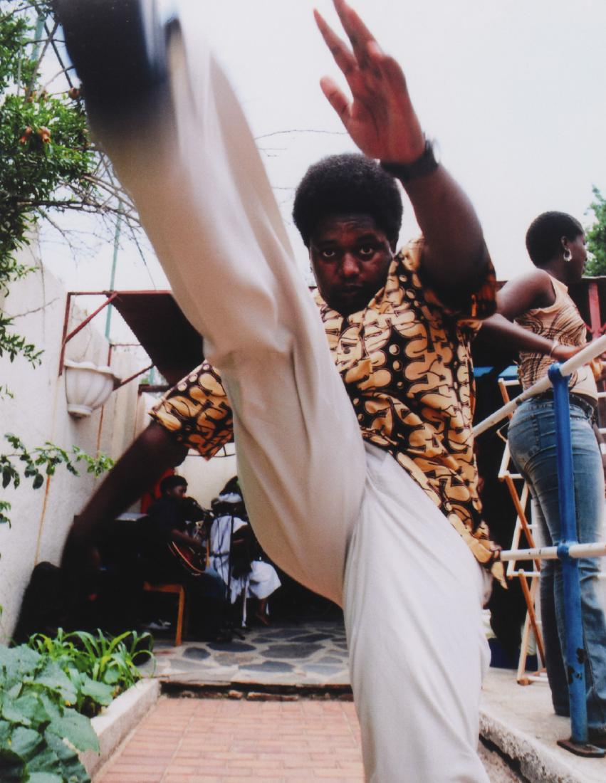 Hank Willis Thomas (American, b. 1976) Untitled: Hank Willis Thomas (American, b. 1976) Untitled. Epson Luster Print on Aluminum. Size: 39.5'' x 30.75'' (100 x 78 cm). Exhibition Photograph from "Africa: See You, See Me". Provenance: Private New Yor