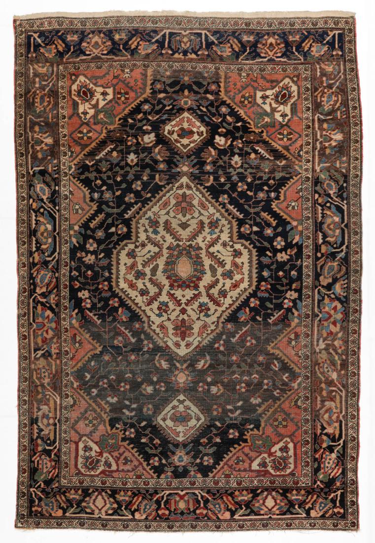 Antique Ferahan Sarouk Rug: 4'5'' x 6'7'' (1 of 7)