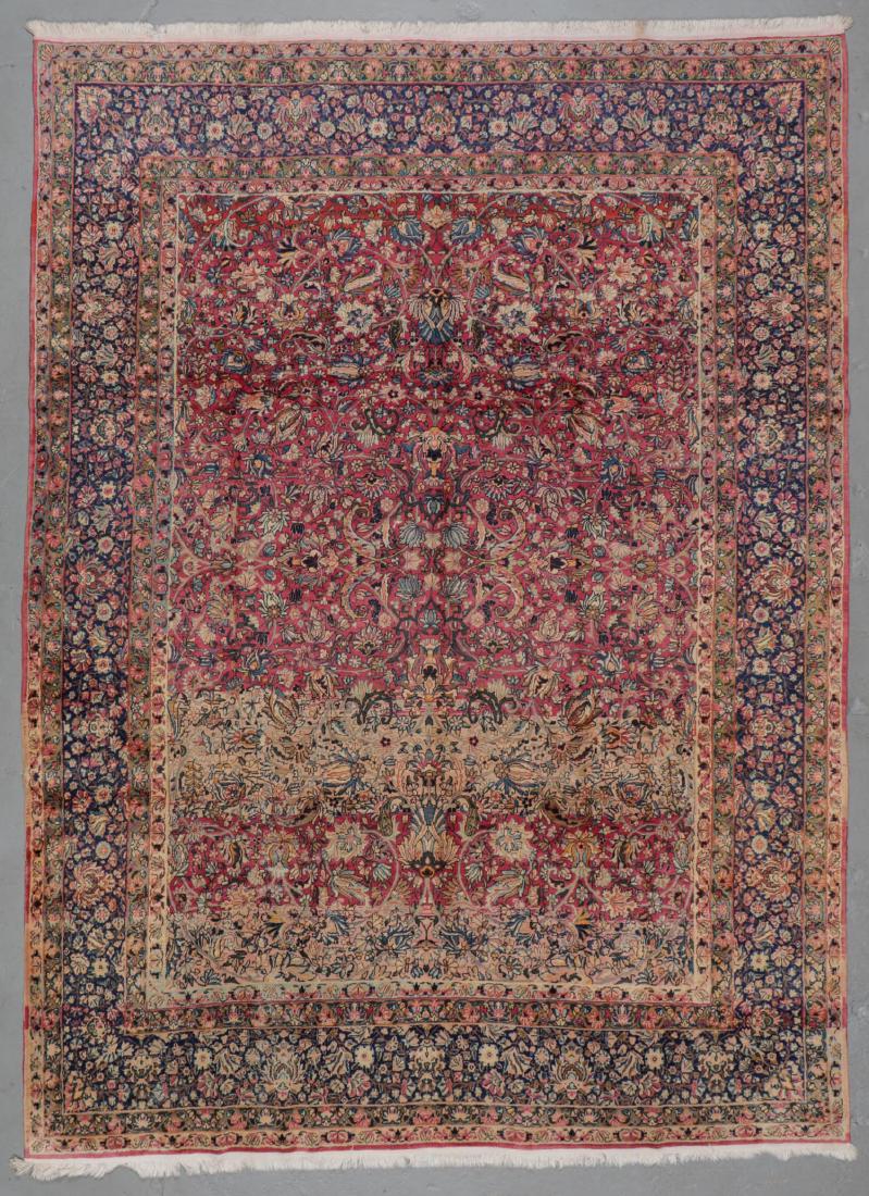 Antique Kerman Rug: 8'10'' x 12'0" (1 of 7)
