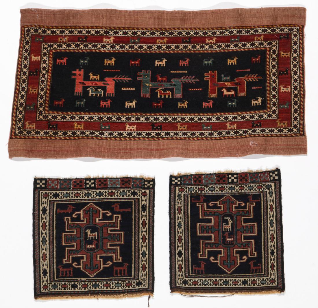 3 Caucasian Sumak Bagfaces (1 of 6)