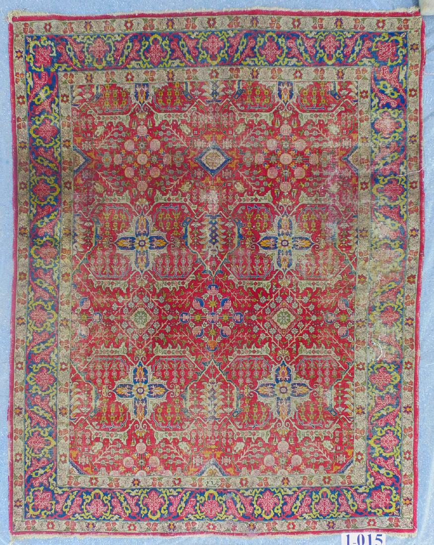 Antique Tabriz Rug: 8'6'' x 10'11'' (1 of 7)