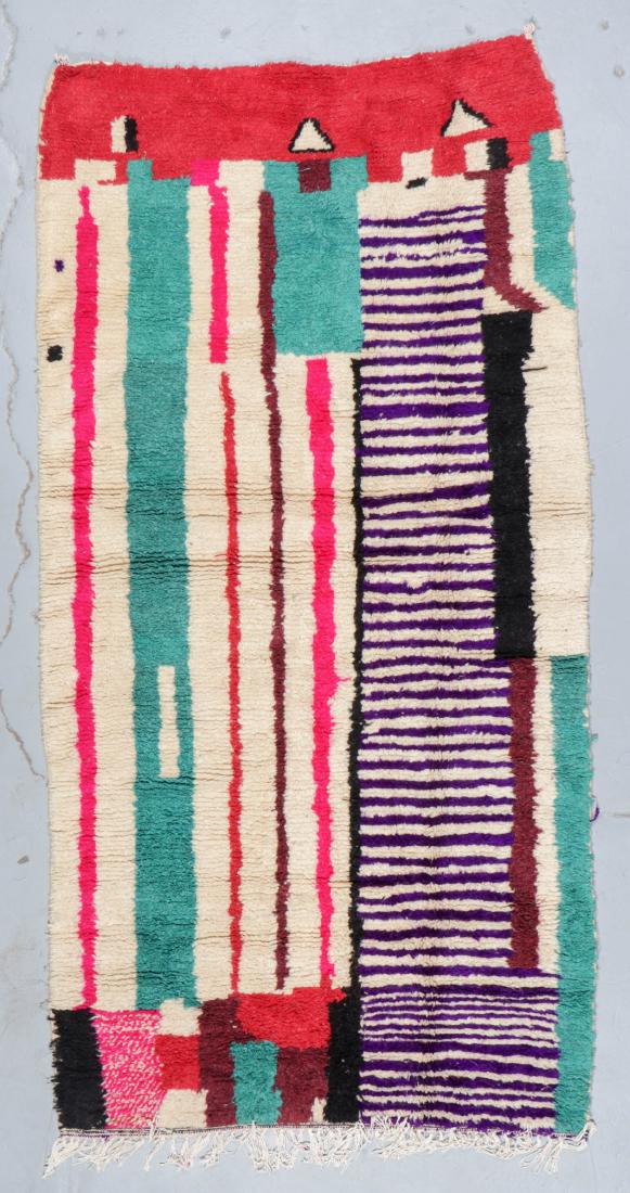 Modern Moroccan Rug: 4'5'' x 8'7'' (1 of 7)