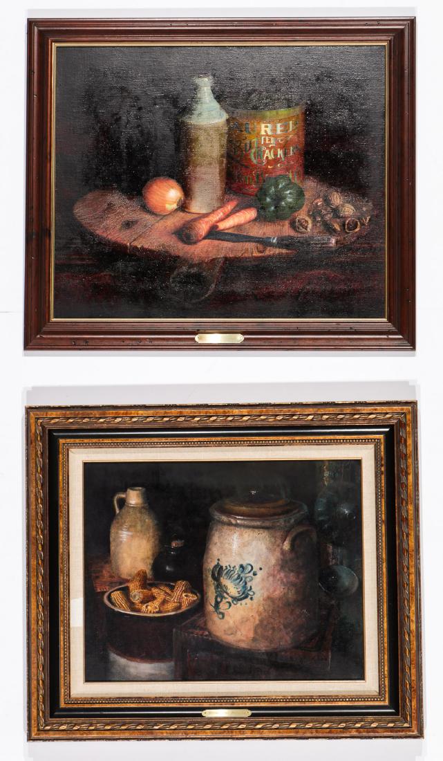 Christopher Robbins (American, 20th c.) Two Paintings (1 of 7)