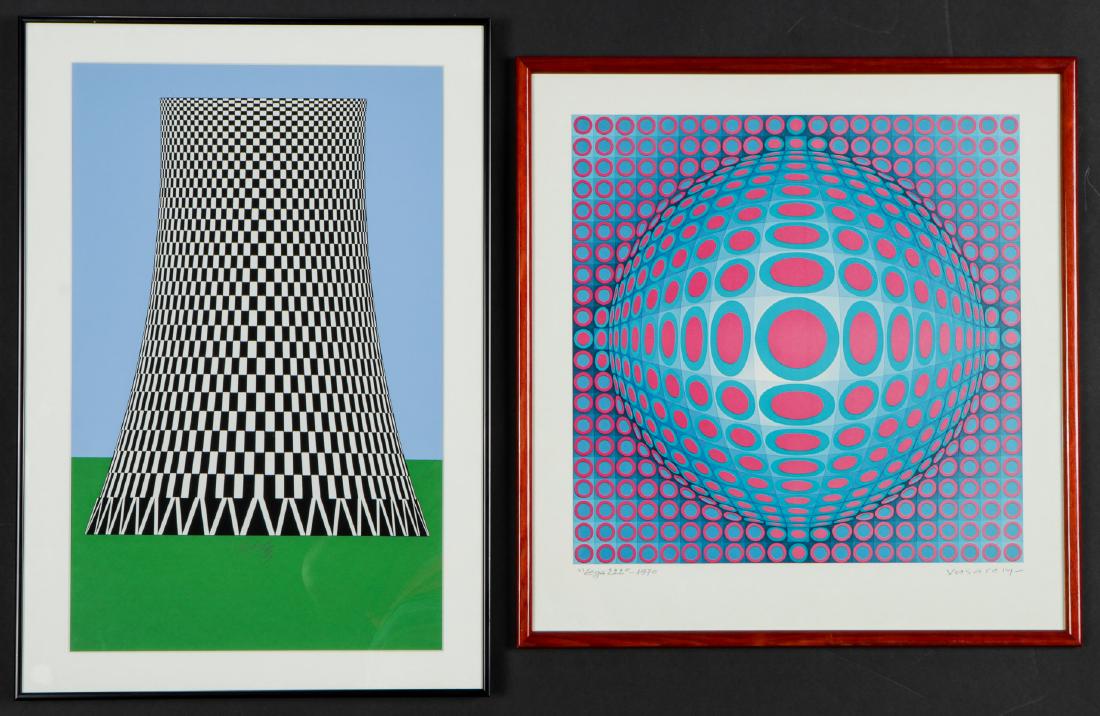 Victor Vasarely (1906-1997) Two Signed Lithographs (1 of 6)